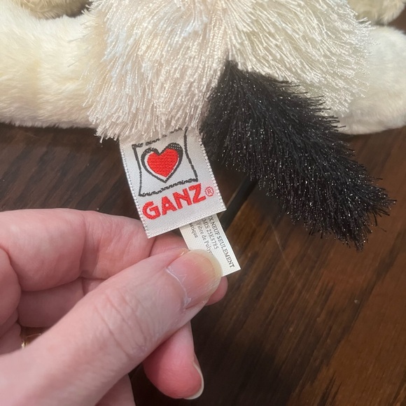 Ganz Webkinz Lil’Kinz B&W Cheeky Dog HS192 Plush Stuffed Animal - Picture 7 of 11